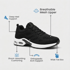 Breathable mesh Orthoshift shoes with wide toe box – wide fit pain relief shoes for foot pain, comfortable shoes for standing all day at work