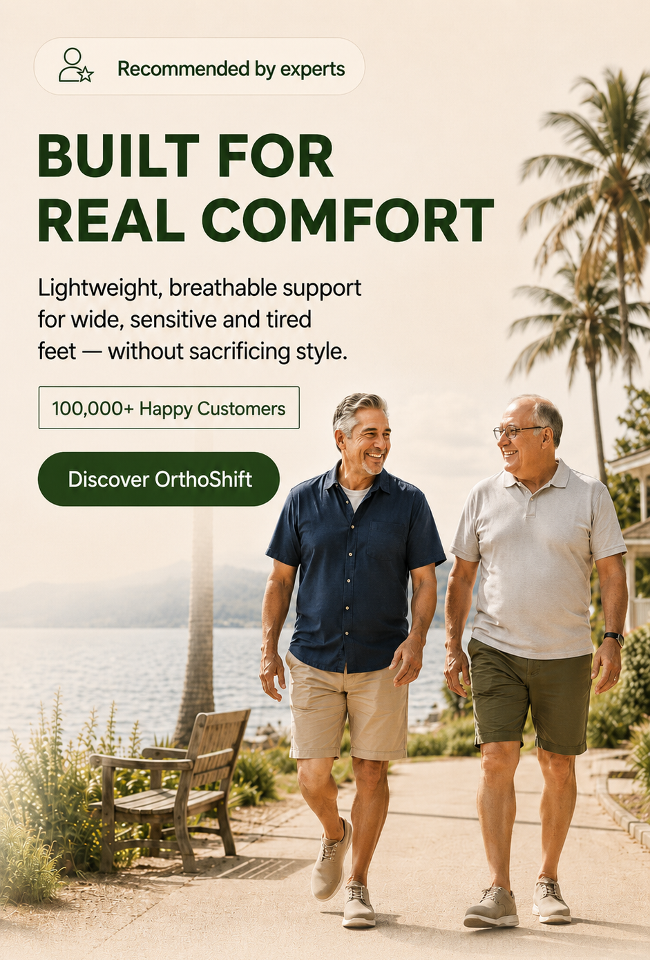 Orthoshift hero: built for real comfort