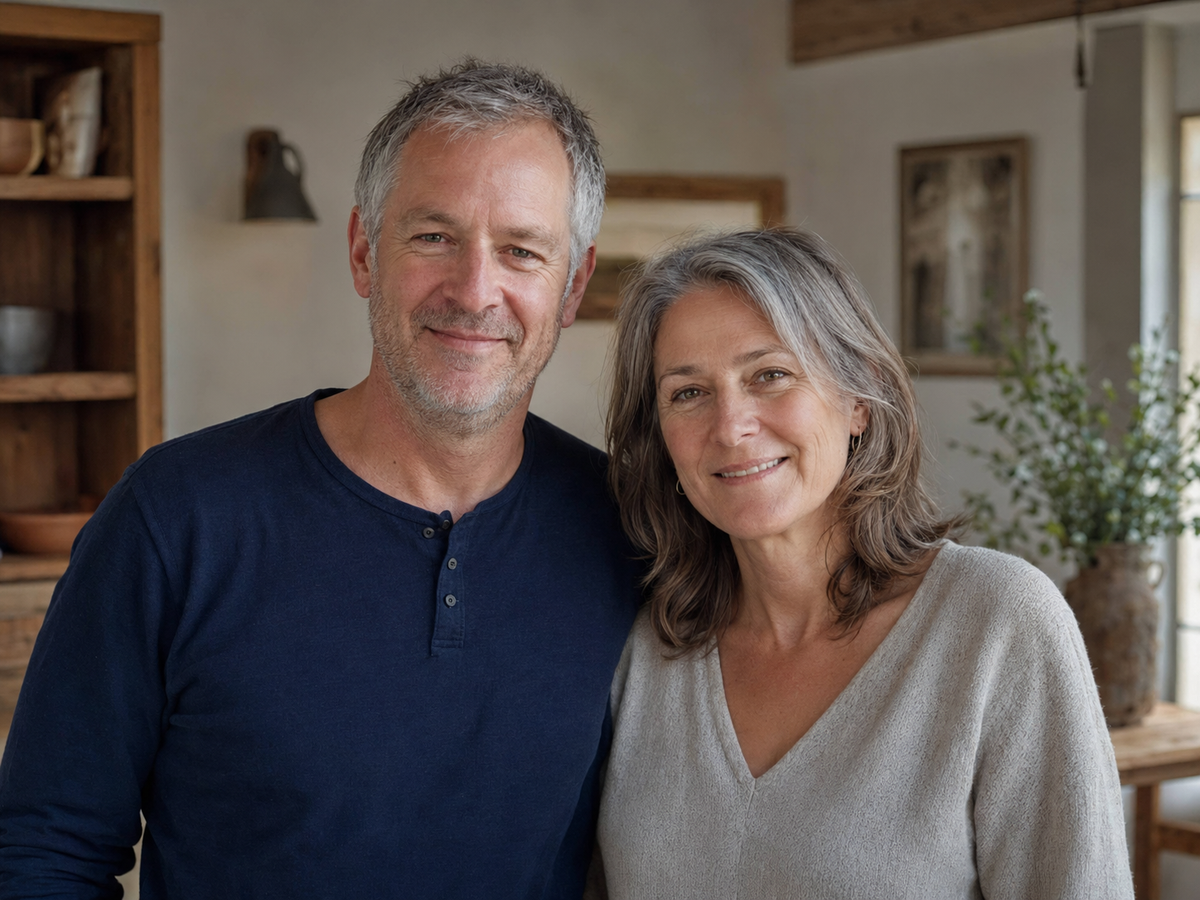 Michael and Evie, founders of OrthoShift Footwear
